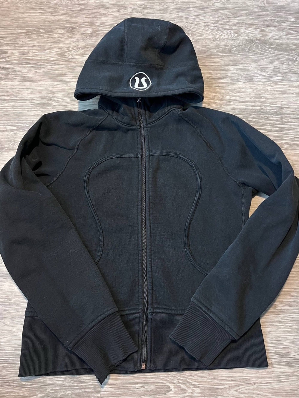 lululemon athletica Black Full-Zip Hoodie Jacket
